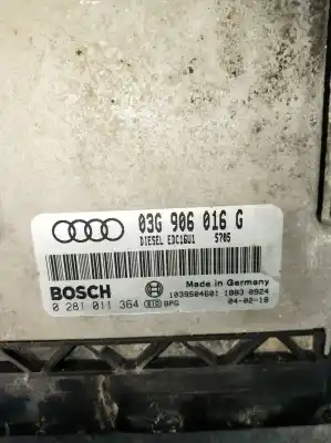 Peça sobressalente para automóvel em segunda mão centralina de motor uce por audi a3 (8p) 2.0 tdi referências oem iam 0281011364 1039s04601 03g906016g