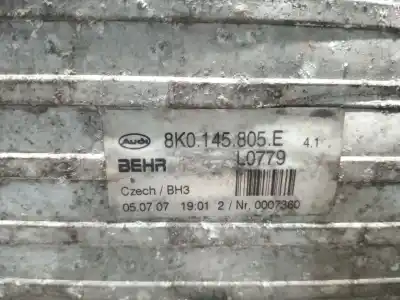 Peça sobressalente para automóvel em segunda mão intercooler por audi a5 (8t3) 3.0 tdi quattro referências oem iam 8k0145805e  