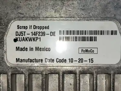 Second-hand car spare part multifunction display for ford kuga (cbs) titanium oem iam references dj5t14f239de  