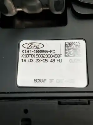 Second-hand car spare part multifunction display for ford fiesta (ce1) cool&connect oem iam references k1bt18b955fc  h1bt18k811hf