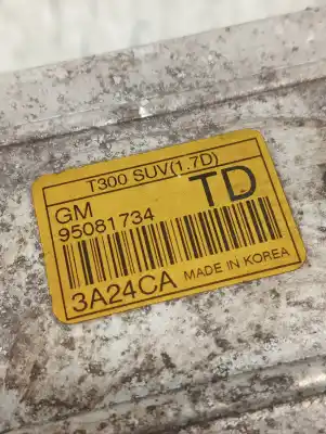 Peça sobressalente para automóvel em segunda mão intercooler por opel mokka edition ecoflex referências oem iam 95081734  