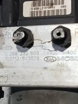 Second-hand car spare part abs for kia cee'd fastback (ed) 1.6 crdi 90 oem iam references o265800972 589201h400 265232609