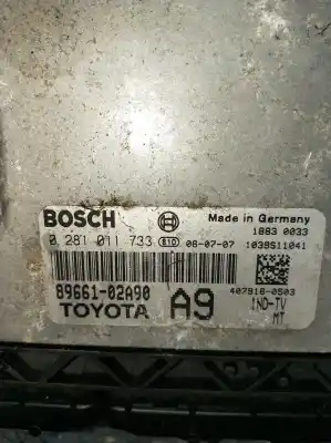 Second-hand car spare part ecu engine control for toyota corolla (_e12_) 1.4 d (nde120_) oem iam references 0281011733 1039s11041 8966102a90