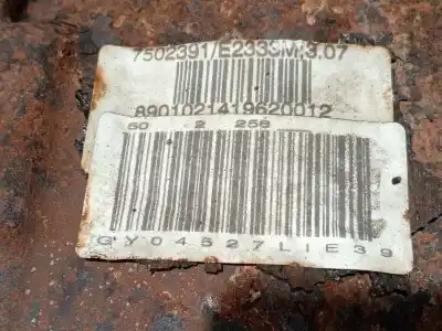 Peça sobressalente para automóvel em segunda mão diferencial traseiro por bmw 5 (e39) 525 d referências oem iam 7502391  1214331