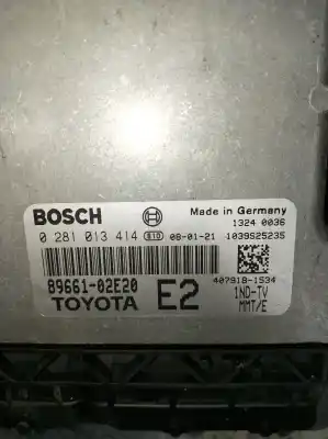 Second-hand car spare part ecu engine control for toyota auris luna+ oem iam references 0281013414 1039s25235 8966102e20