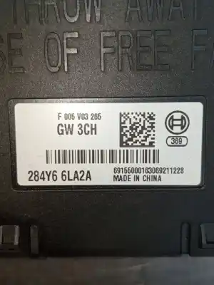 Second-hand car spare part electronic module for dacia spring ev (b6m1) oem iam references 284y66la2a  