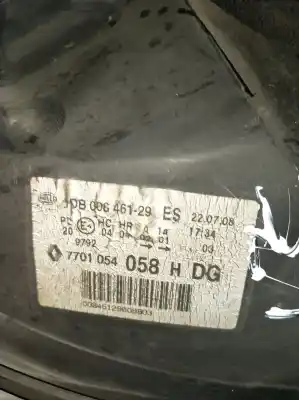 Second-hand car spare part left headlight for renault clio ii (bb_, cb_) 1.5 dci (b/cb07) oem iam references 7701054058h  