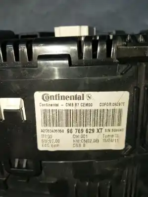 Peça sobressalente para automóvel em segunda mão quadrante por citroen c4 lim. seduction referências oem iam 96769629xt  a2c53435356 digital
