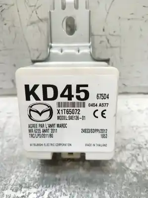 Peça sobressalente para automóvel em segunda mão módulo eletrônico por mazda 3 (bm, bn) 2.2 d referências oem iam kd45675d4 x1t65072 0454a577