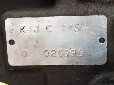 Gebrauchtes Autoersatzteil kompletter motor zum renault megane i fase 2 berlina (ba0) 1.4 16v oem-iam-referenzen k4jc750 d025995 