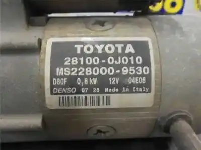 Second-hand car spare part starter motor for toyota yaris (ncp1/nlp1/scp1) 1.0 cat oem iam references   