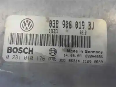 Recambio de automóvil de segunda mano de centralita motor uce para volkswagen passat berlina (3b2) 1.9 tdi referencias oem iam  281010176 