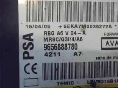Автозапчастина б/у блок управління подушками безпеки для citroen c2 (jm_) 1.4 hdi посилання на oem iam   