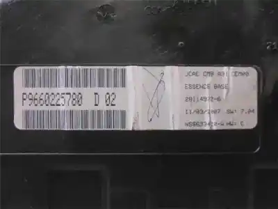 Peça sobressalente para automóvel em segunda mão quadrante por citroen c3 kfv referências oem iam   