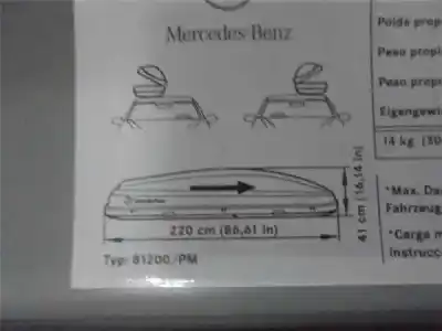 Gebrauchtes Autoersatzteil decke zum mercedes-benz clase ml (bm 163) 2.7 270 cdi (163.113) [2.7 ltr. - 120 kw cdi 20v cat] oem-iam-referenzen   