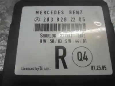 Gebrauchtes Autoersatzteil steuergerät zentralverriegelungssteuergerät zum mercedes-benz clase c (w203) familiar 2.2 cdi cat oem-iam-referenzen   
