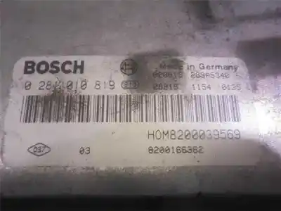 Автозапчасти б/у блок управления двигателем за renault scenic (ja..) f9q732 ссылки oem iam 8200039569  