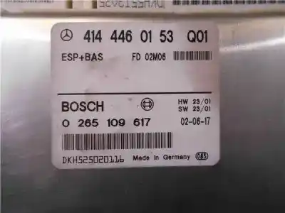 Pièce détachée automobile d'occasion boitier de commande de abs pour mercedes-benz vaneo (bm 414) compact van 1.6 (414.700) références oem iam   