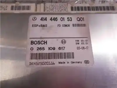 Pièce détachée automobile d'occasion boitier de commande de abs pour mercedes-benz vaneo (bm 414) compact van 1.6 (414.700) références oem iam   