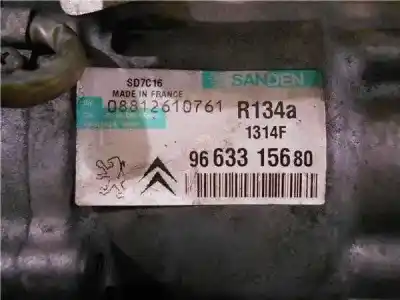 Pezzo di ricambio per auto di seconda mano compressore aria condizionata per peugeot 607 (s2) 2.7 hdi fap cat (uhz / dt17ted4) riferimenti oem iam   