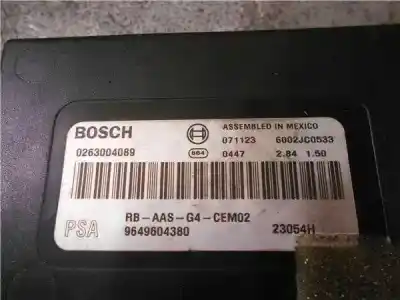 Pièce détachée automobile d'occasion boitier de commande moteur pour peugeot 607 (s2) 2.7 hdi fap cat (uhz / dt17ted4) références oem iam   