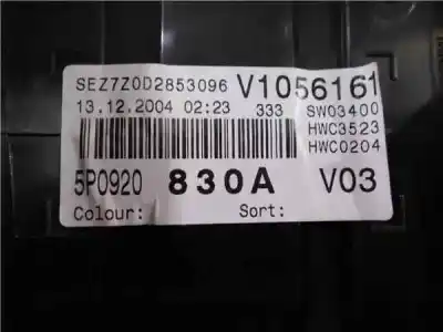 Peça sobressalente para automóvel em segunda mão quadrante por seat toledo 2.0 tdi referências oem iam   