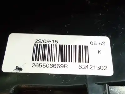 Second-hand car spare part right tailgate light for dacia sandero 1.2 16v oem iam references 265506669r 62421302 