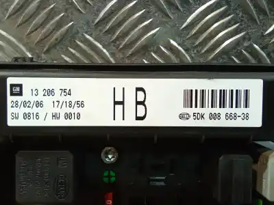 Gebrauchtes Autoersatzteil relais sicherungskasten multifunktionsrelais zum opel astra h berlina 1.7 16v cdti oem-iam-referenzen 13206754  