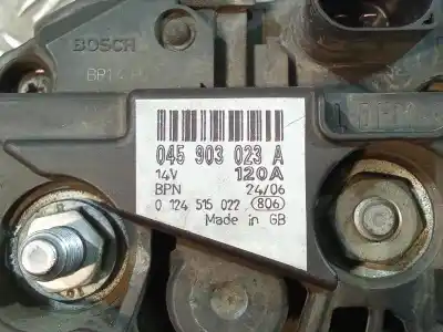 Pezzo di ricambio per auto di seconda mano alternatore per volkswagen polo (6n2) 1.4 tdi riferimenti oem iam 045903023a 0124515022 