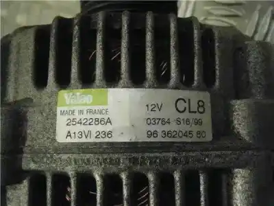Second-hand car spare part alternator for peugeot 206 g-kfw oem iam references 9636204580  