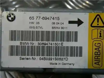 Peça sobressalente para automóvel em segunda mão centralina de airbag por bmw serie 7 (e65/e66) m57n2306d2 referências oem iam 65800000000  