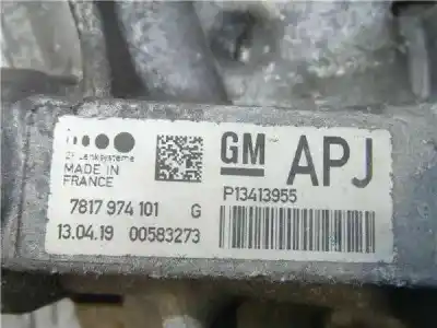 Pièce détachée automobile d'occasion crémaillère de direction pour opel astra j berlina 5p a17dts références oem iam 13413955  