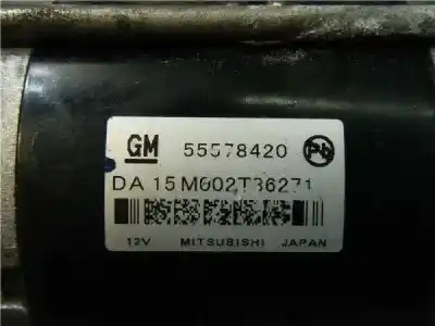 Pezzo di ricambio per auto di seconda mano motorino di avviamento per opel astra j berlina 5p a17dts riferimenti oem iam 55578420  