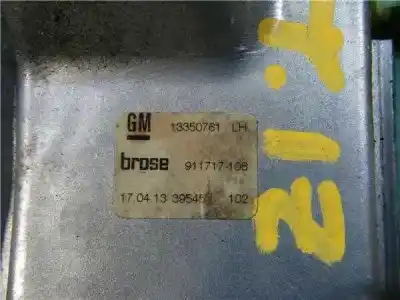 Pezzo di ricambio per auto di seconda mano alzacristalli posteriore sinistro per opel astra j berlina 5p a17dts riferimenti oem iam 13400000  
