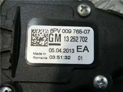 İkinci el araba yedek parçası gaz pedali için opel astra j berlina 5p a17dts oem iam referansları 13252702  