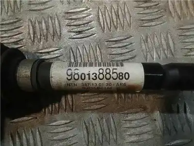 Second-hand car spare part front left transmission for citroen c3 1.4 hdi cool oem iam references 9801388580  