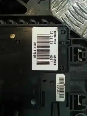Second-hand car spare part fuse box unit for citroen c3 1.4 hdi cool oem iam references 9801147680  