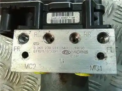 Peça sobressalente para automóvel em segunda mão abs por kia cee´d 1.6 crdi cat referências oem iam 589201h650  