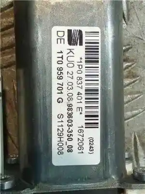 Second-hand car spare part driver left window regulator for seat leon 2.0 tdi oem iam references 1t0959701g  