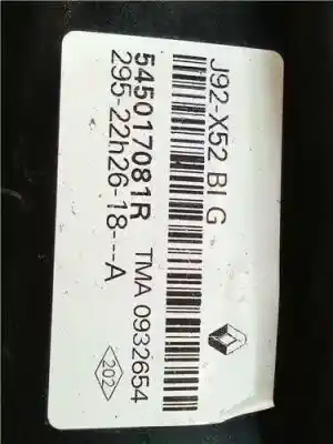 Pezzo di ricambio per auto di seconda mano braccio di sospensione anteriore sinistro inferiore per dacia dokker 1.5 blue dci diesel fap cat riferimenti oem iam 545017081r  