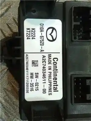 Pièce détachée automobile d'occasion boitier de commande moteur pour mazda cx-3 2.0 références oem iam d10a675z0a   Pièce détachée automobile d'occasion boitier de commande moteur pour mazda cx-3 2.0 références oem iam d10a675z0a