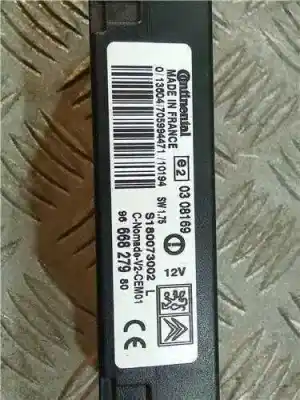 Pièce détachée automobile d'occasion système audio / radiocd pour citroen c4 berlina 1.6 16v hdi références oem iam 9666827980  