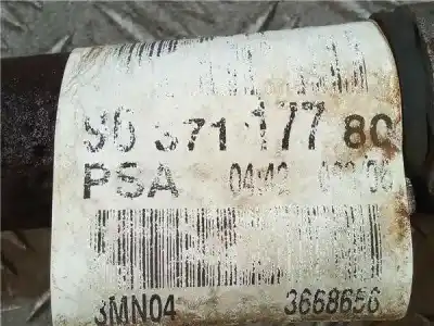 Peça sobressalente para automóvel em segunda mão transmissão dianteira esquerda por citroen c4 berlina 1.6 16v hdi fap referências oem iam 9637117780  