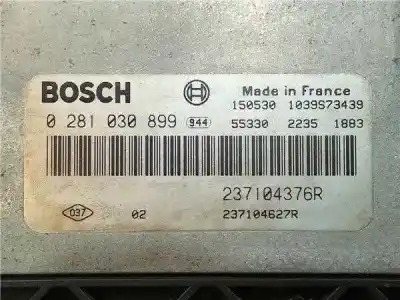 Second-hand car spare part ecu engine control for mercedes citan furgon 1.5 cdi oem iam references 237104376r  