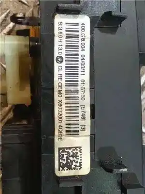 Peça sobressalente para automóvel em segunda mão comando de sofagem (chauffage / ar condicionado)  por citroen c3 1.4 hdi cool referências oem iam x8032001  