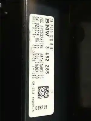 Second-hand car spare part multifunction display for bmw x3 2.0 turbodiesel oem iam references 3452285  