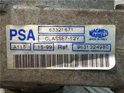 Pezzo di ricambio per auto di seconda mano alternatore per citroen xsara familiar 1.6 i riferimenti oem iam 9631324980  