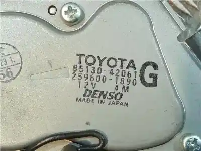 Автозапчастина б/у двигатель заднього склоочисника для toyota rav4 (a3) 2.2 advance [2.2 ltr. - 110 kw d-4d cat] посилання на oem iam 8513042061  
