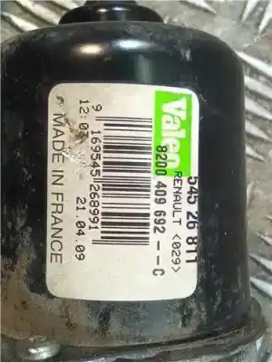 Peça sobressalente para automóvel em segunda mão motor do limpa para brisas por renault kangoo ii (f/kw0) 1.5 furgon compact comfort [1.5 ltr. - 63 kw dci diesel cat] referências oem iam 8200409692c  