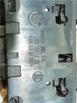 Pièce détachée automobile d'occasion commande de lève vitre avant droit pour bmw serie 3 touring (e46) 2.0 320d références oem iam 61318381514  